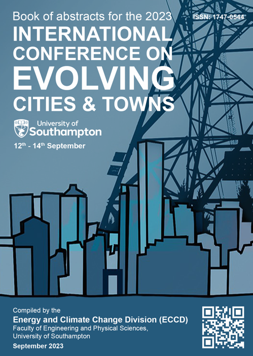 Cover image for ICEC 2023 including buildings and pylons