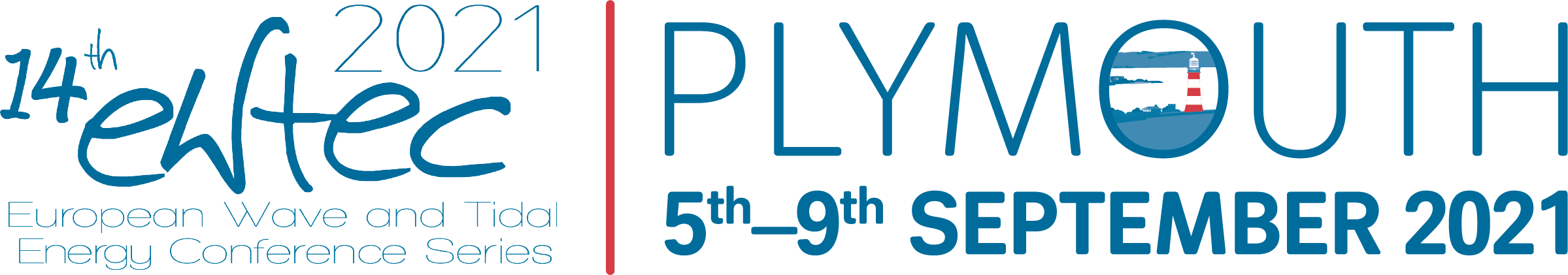 Logo of 14th EWTEC 2021 in Plymouth